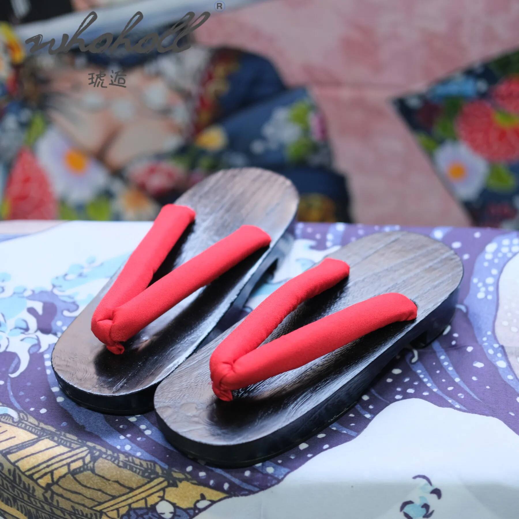 Summer Women Japanese Wooden G - Geta Wooden Sandal 评论和价格