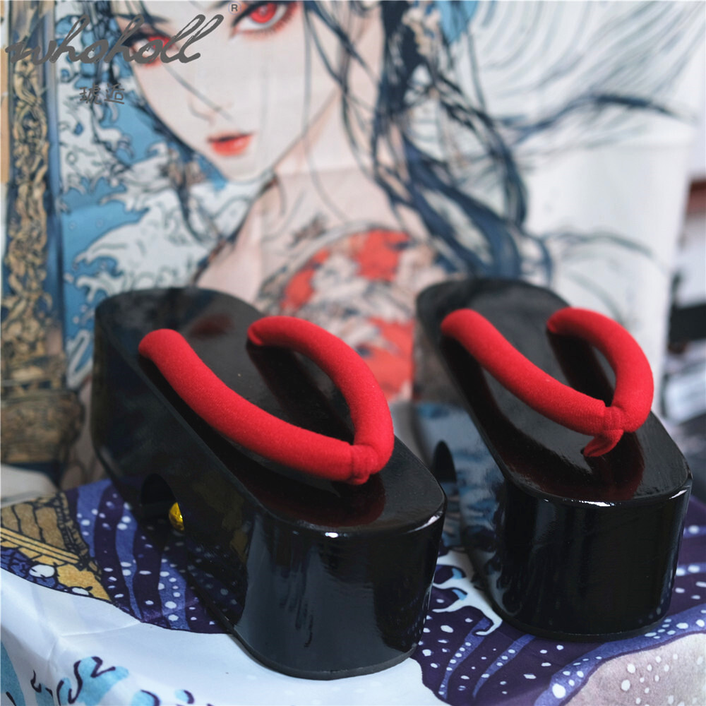 Summer Women Flip Flops Japane - Geta Wooden Sandal 评论和价格