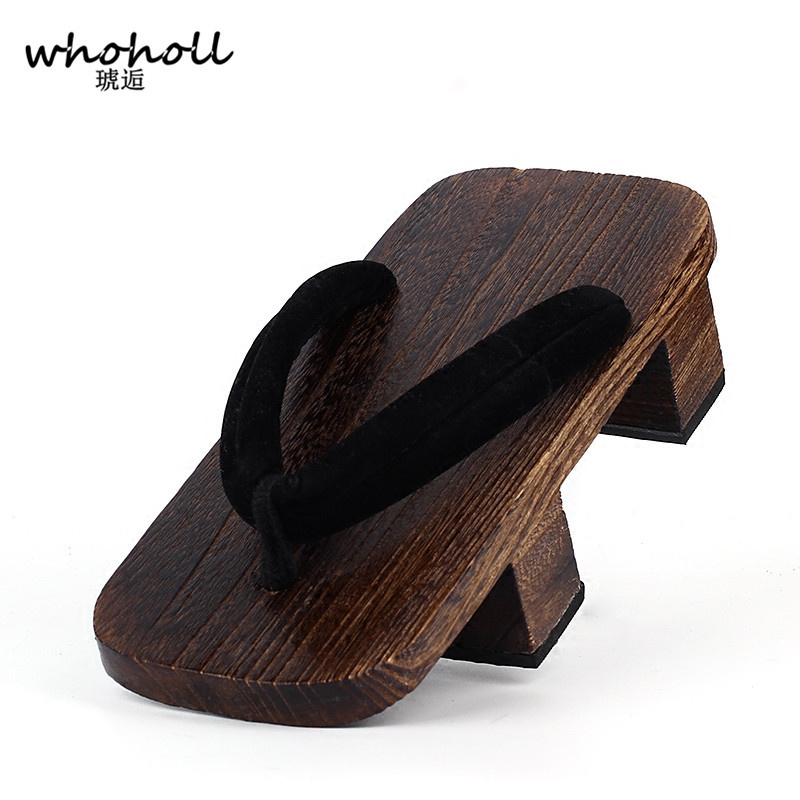 WHOHOLL Geta Two-toothed Sanda - Geta Wooden Sandal 评论和价格