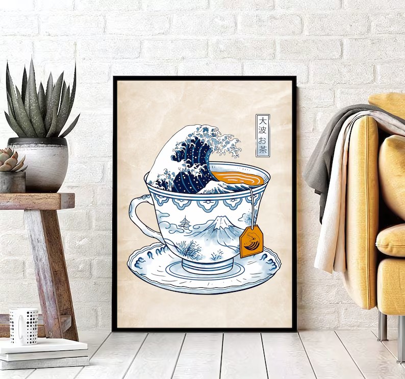 Retro Japanese Style Coffee Th - Japanese Lifestyle Shop 评论和价格
