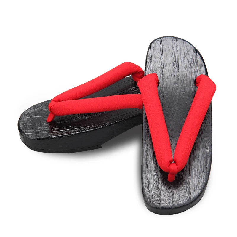 Women's Black Crescent Moon Sh - Geta Wooden Sandal 评论和价格
