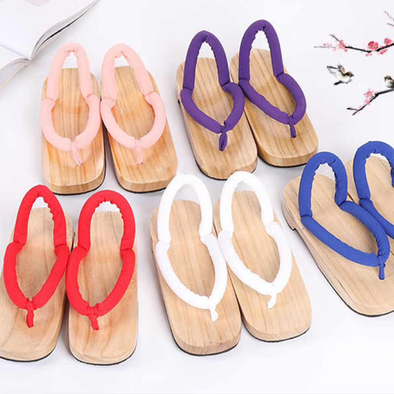 Geta Cosplay Summer Sandals EV - Geta Wooden Sandal 评论和价格