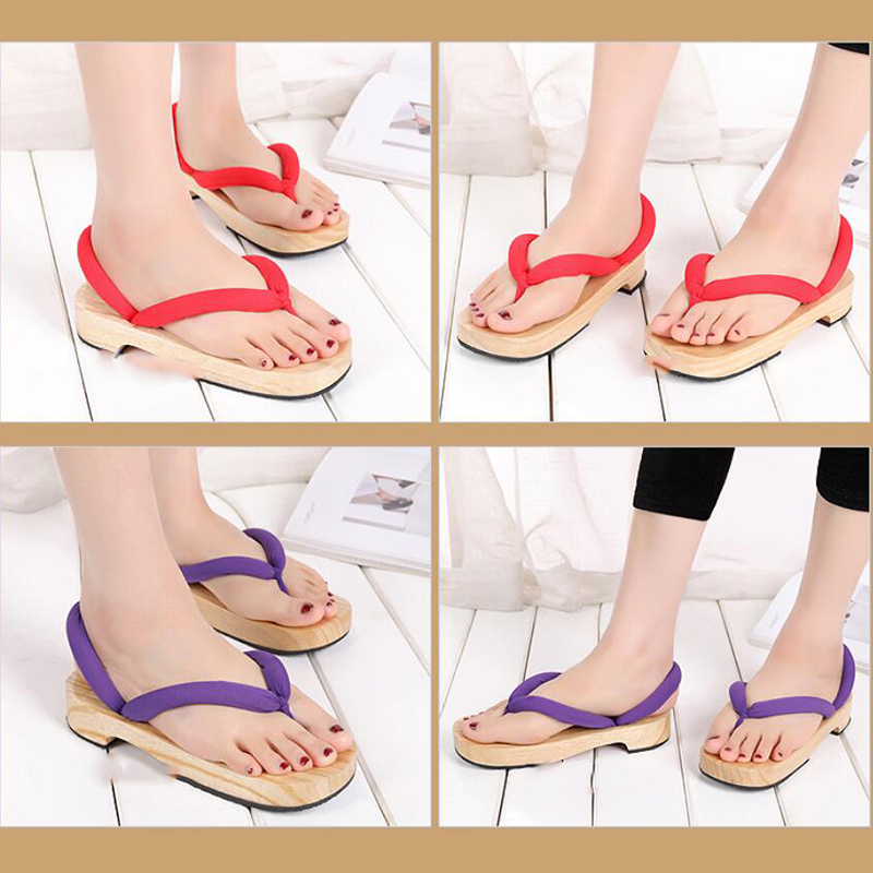 Geta Cosplay Summer Sandals EV - Geta Wooden Sandal 评论和价格