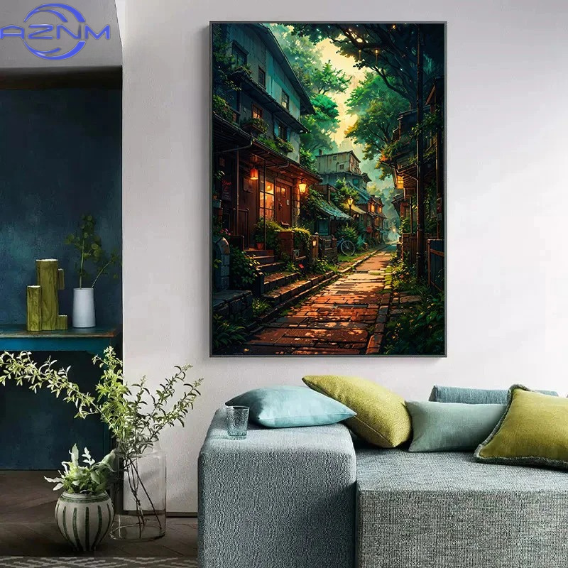 AZNM Japanese Street Scenery C - Japanese Lifestyle Home 评论和价格
