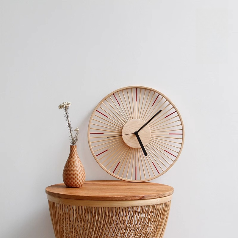 Japanese Simple Wall Clock Hig - Japanese Lifestyle Home 评论和价格