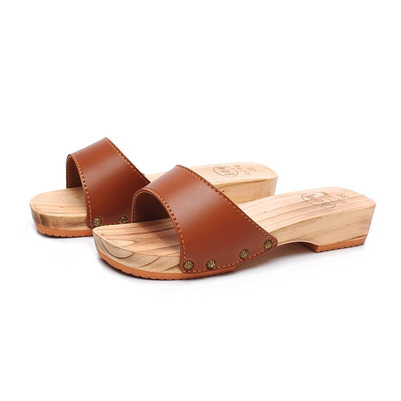 Women Wooden Slippers Summer J - Geta Wooden Sandal 评论和价格