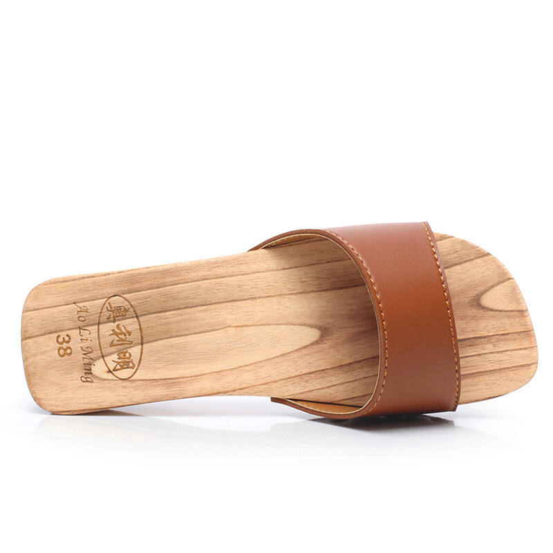 Women Wooden Slippers Summer J - Geta Wooden Sandal 评论和价格