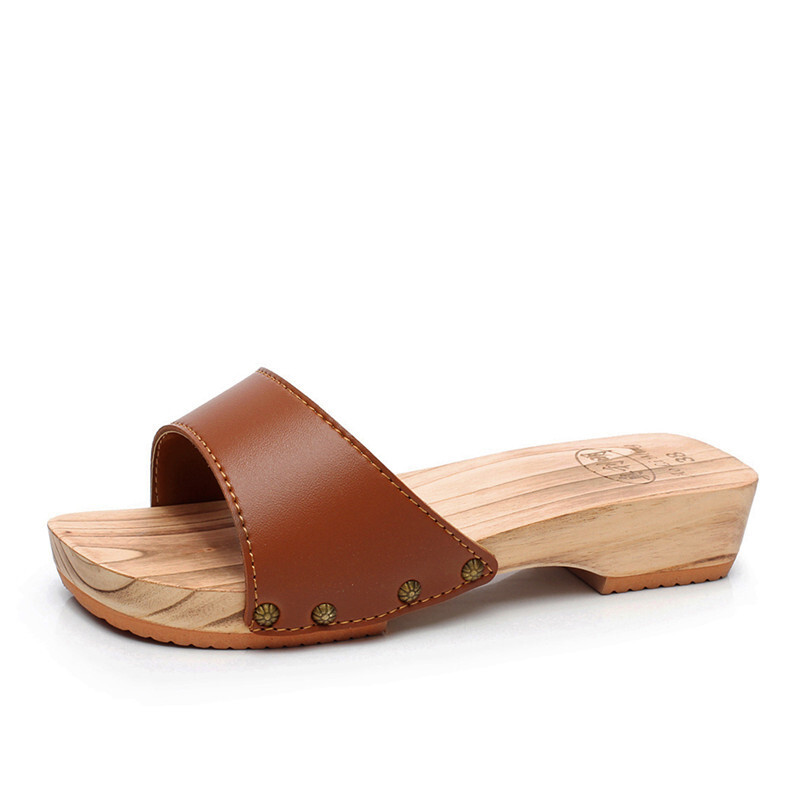Women Wooden Slippers Summer J - Geta Wooden Sandal 评论和价格