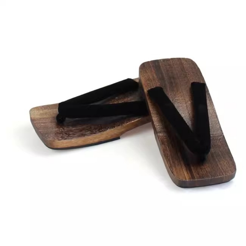 Men's Charcoal Cosplay Wood Su - Geta Wooden Sandal 评论和价格