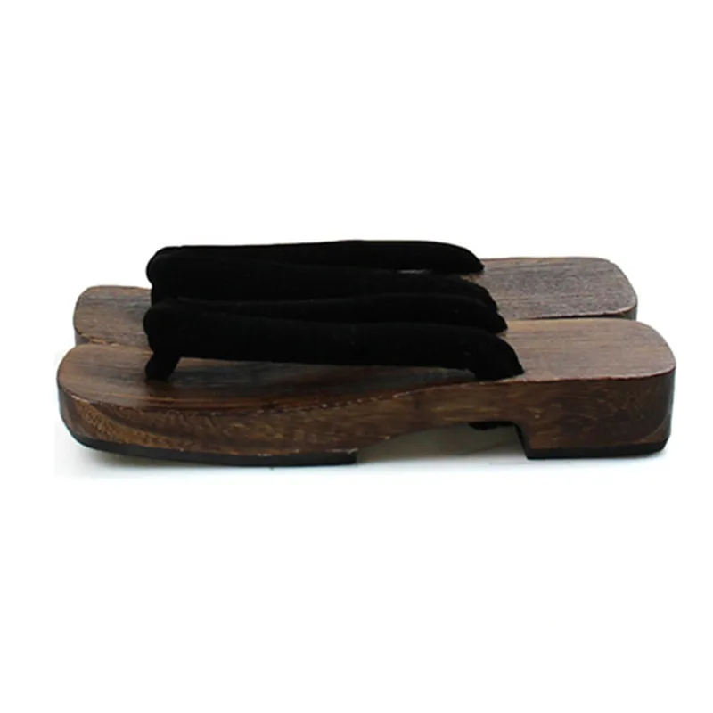 Men's Charcoal Cosplay Wood Su - Geta Wooden Sandal 评论和价格