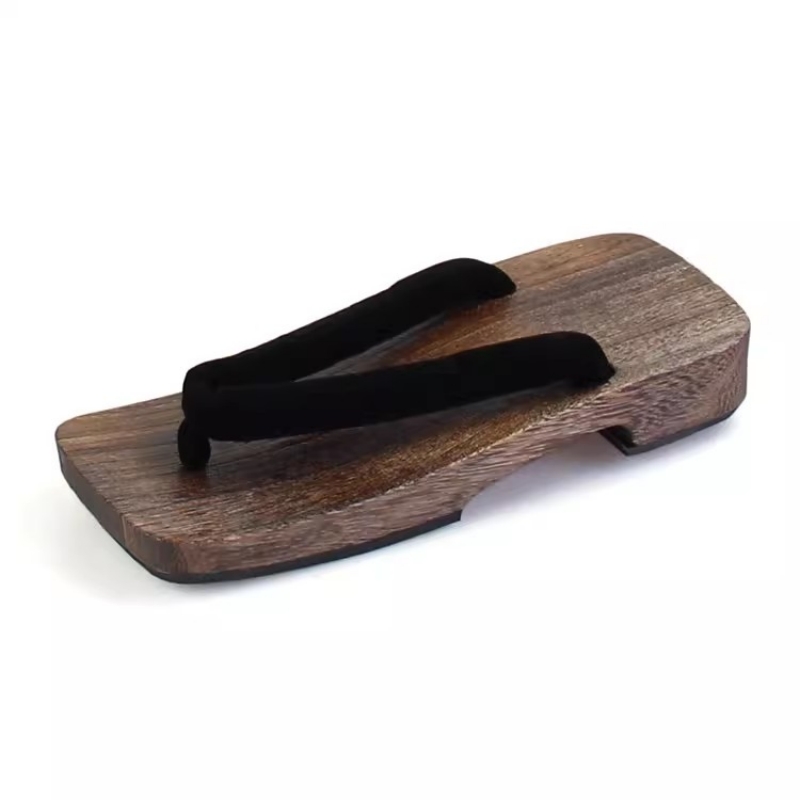 Men's Charcoal Cosplay Wood Su - Geta Wooden Sandal 评论和价格